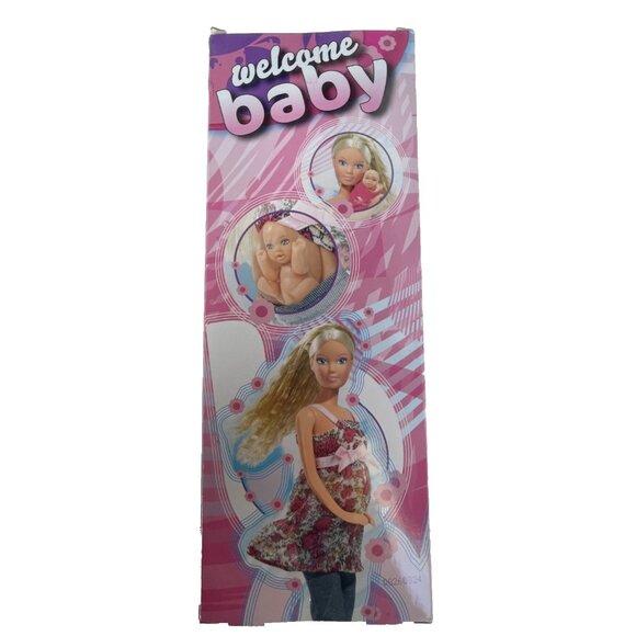 Simba Steffi Love Pregnant Doll Removable Open Tummy 11 Baby Accessories NEW - Picture 8 of 11